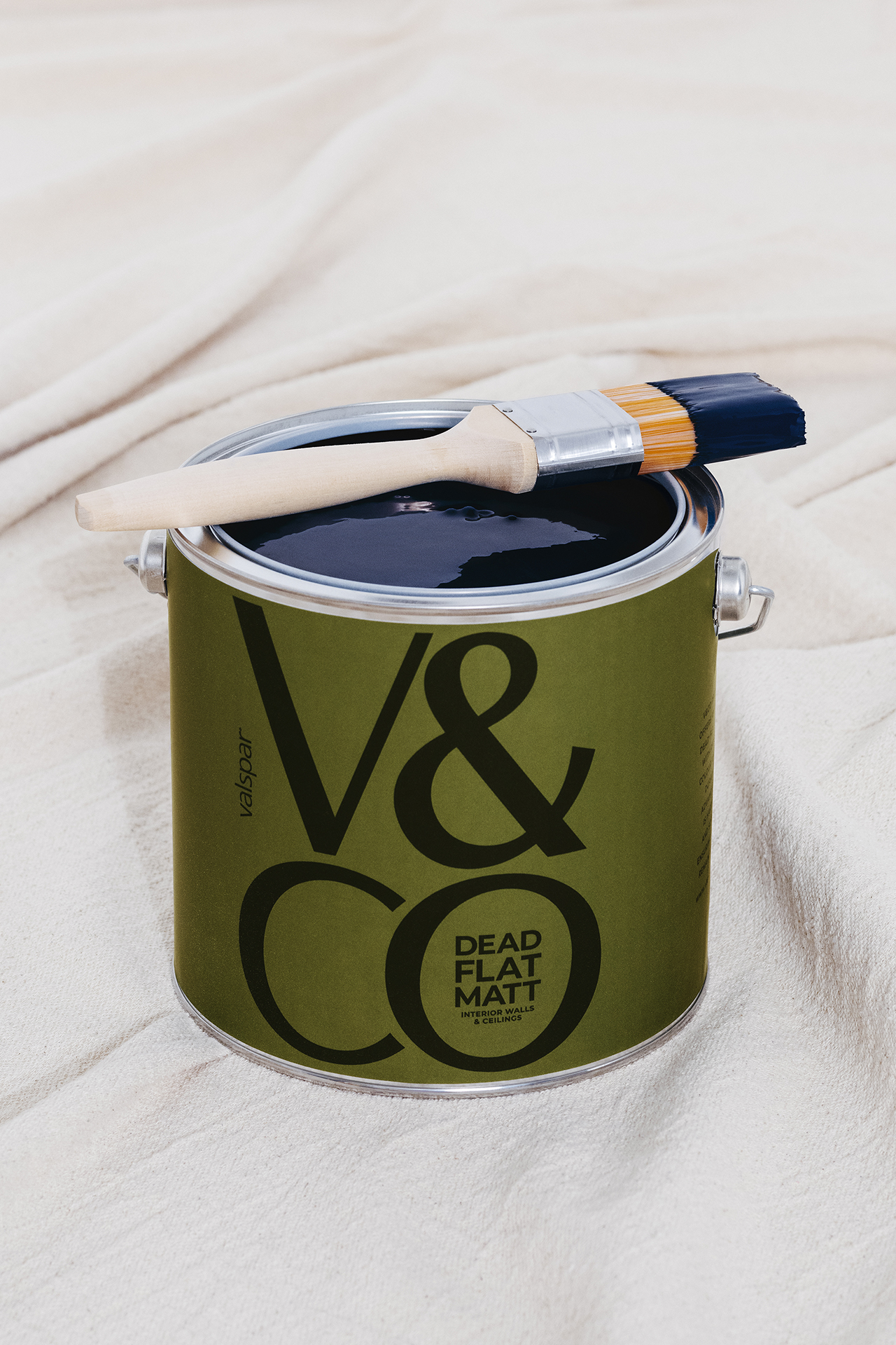 V&CO Paint Can Navy Blue